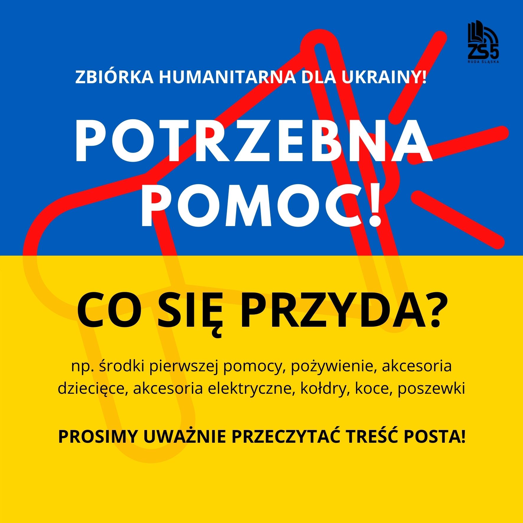 OFICJALNA ZBIÓRKA HUMANITARNADLA UKRAINY
